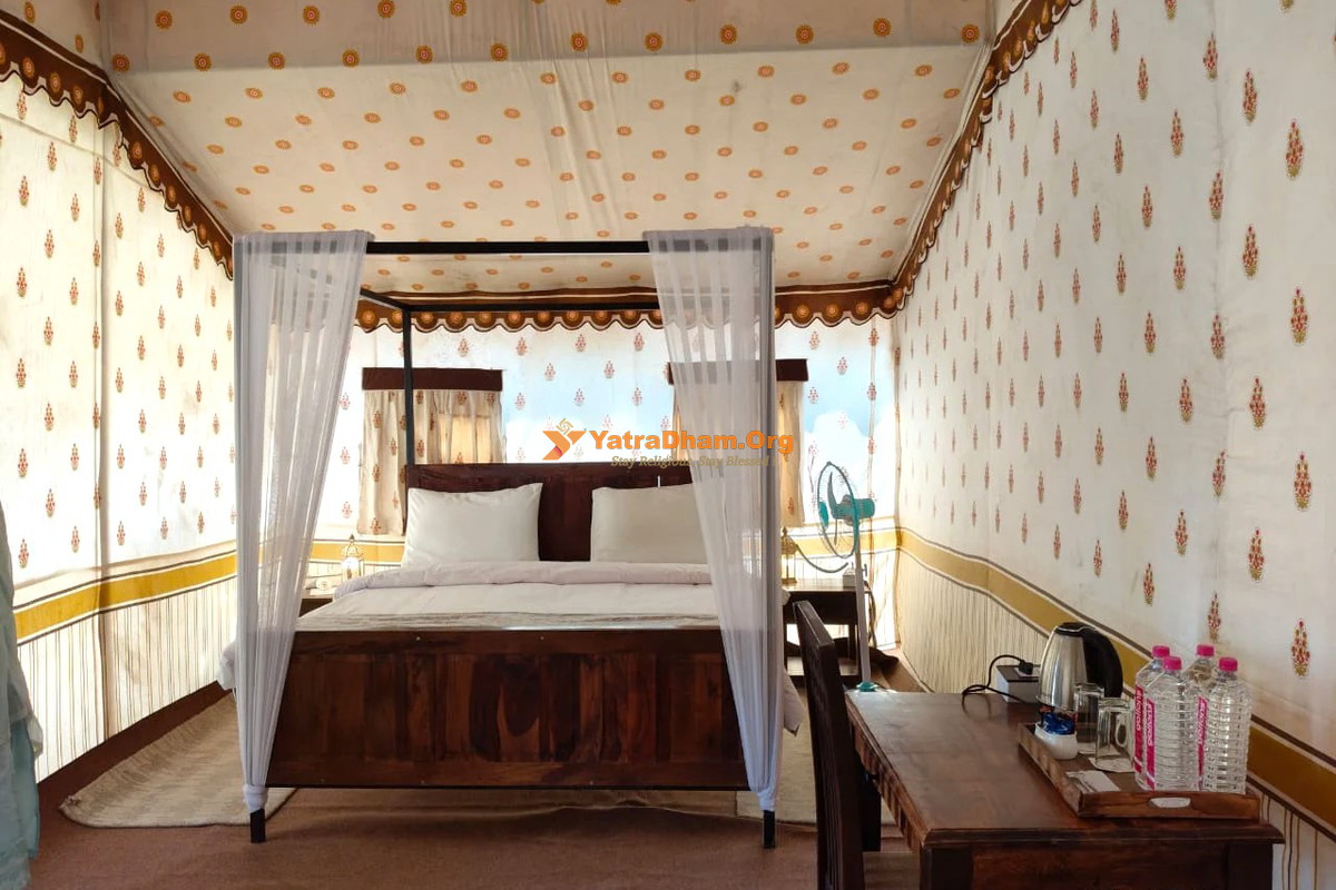 White Rann Tent City (2N / 3D) Dholavira Deluxe AC Swiss Cottage View